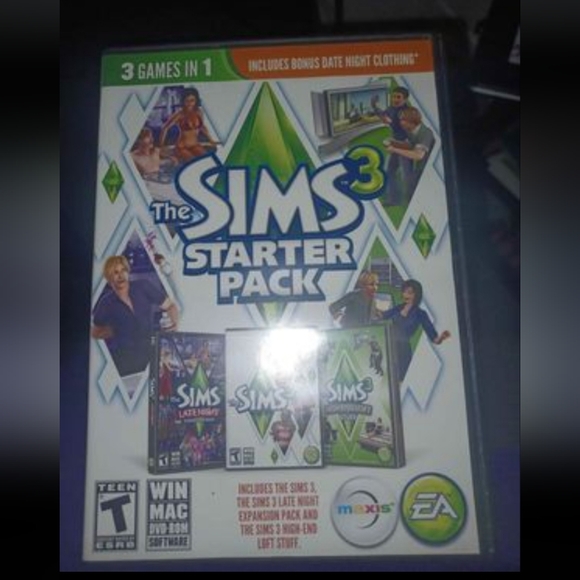 ✨️4/$10✨️PC GAME- Sims 3 starter pack - Picture 1 of 2